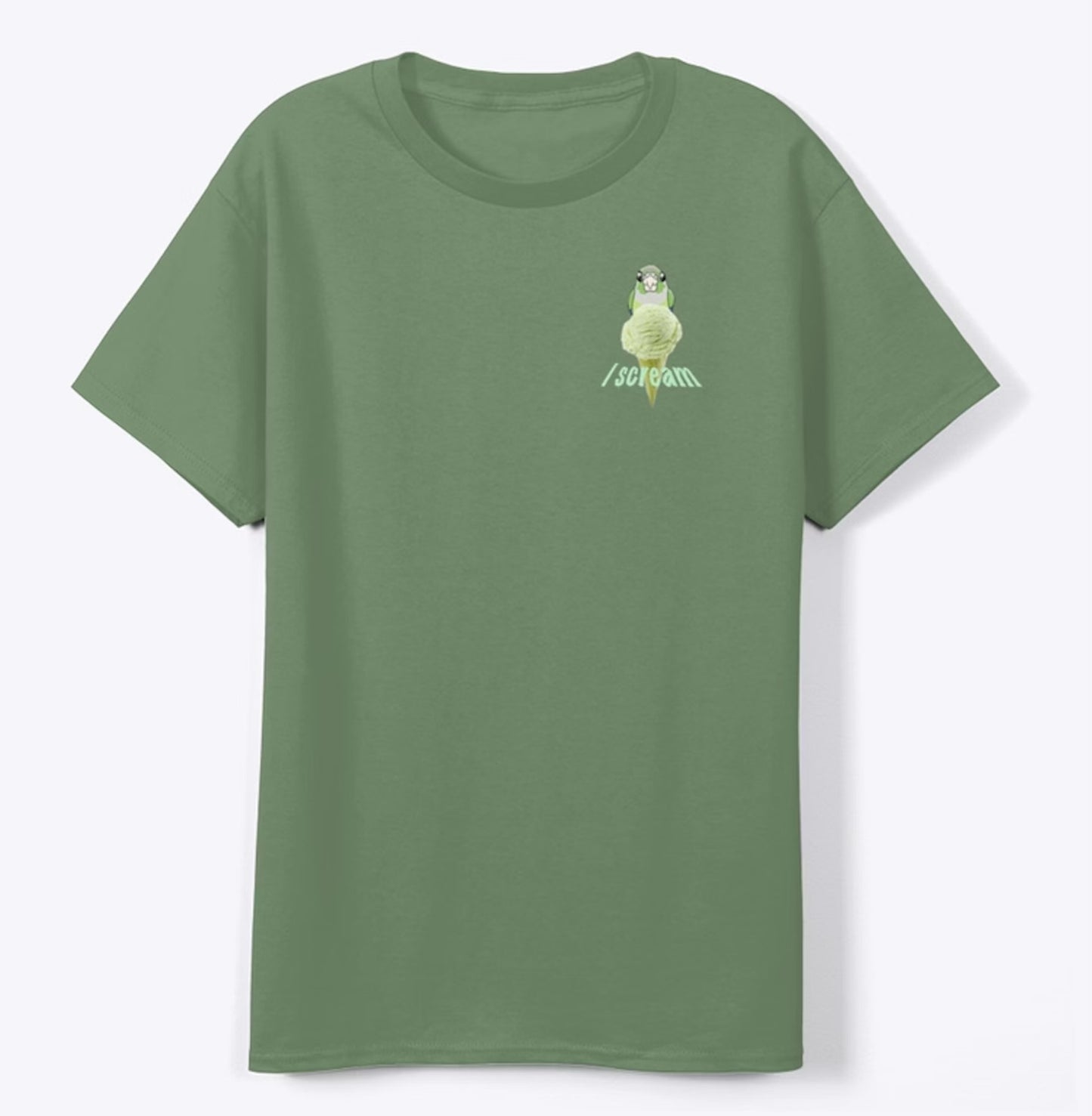 Conure I scream oversized shirt