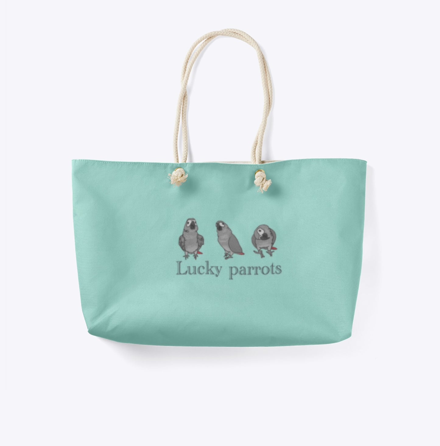 Gambling Lucky Parrots tote