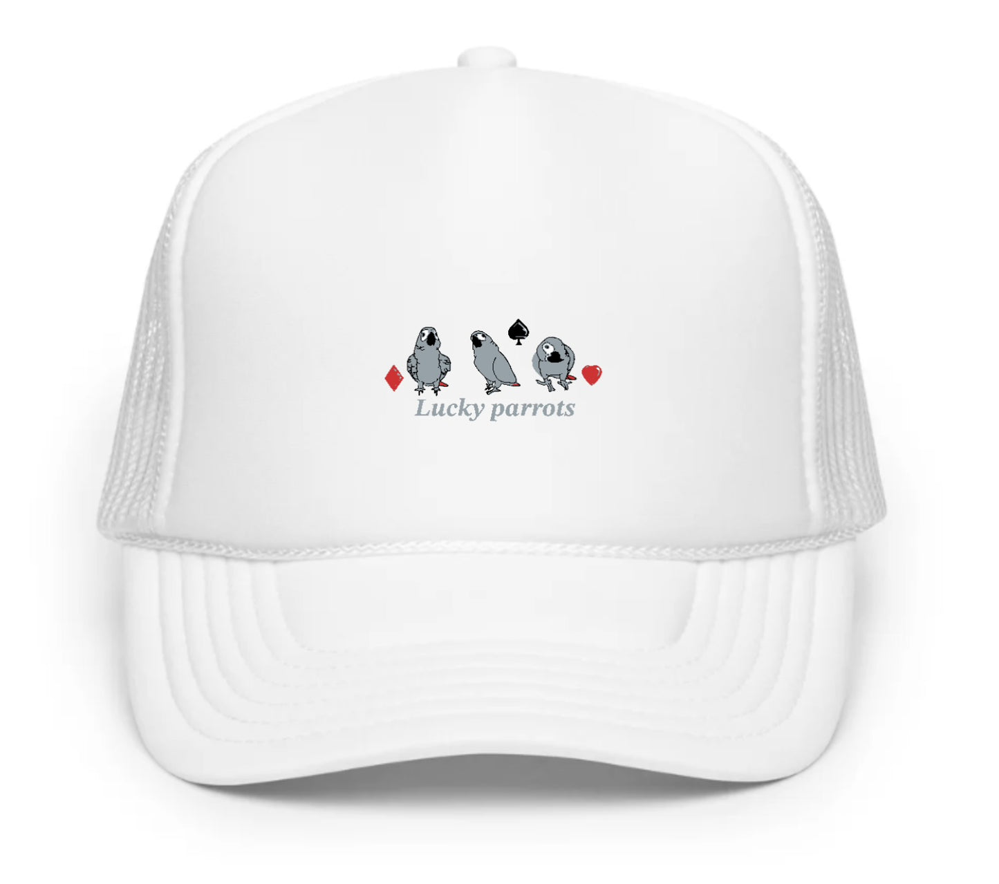 Gambling Lucky Parrots foam hat