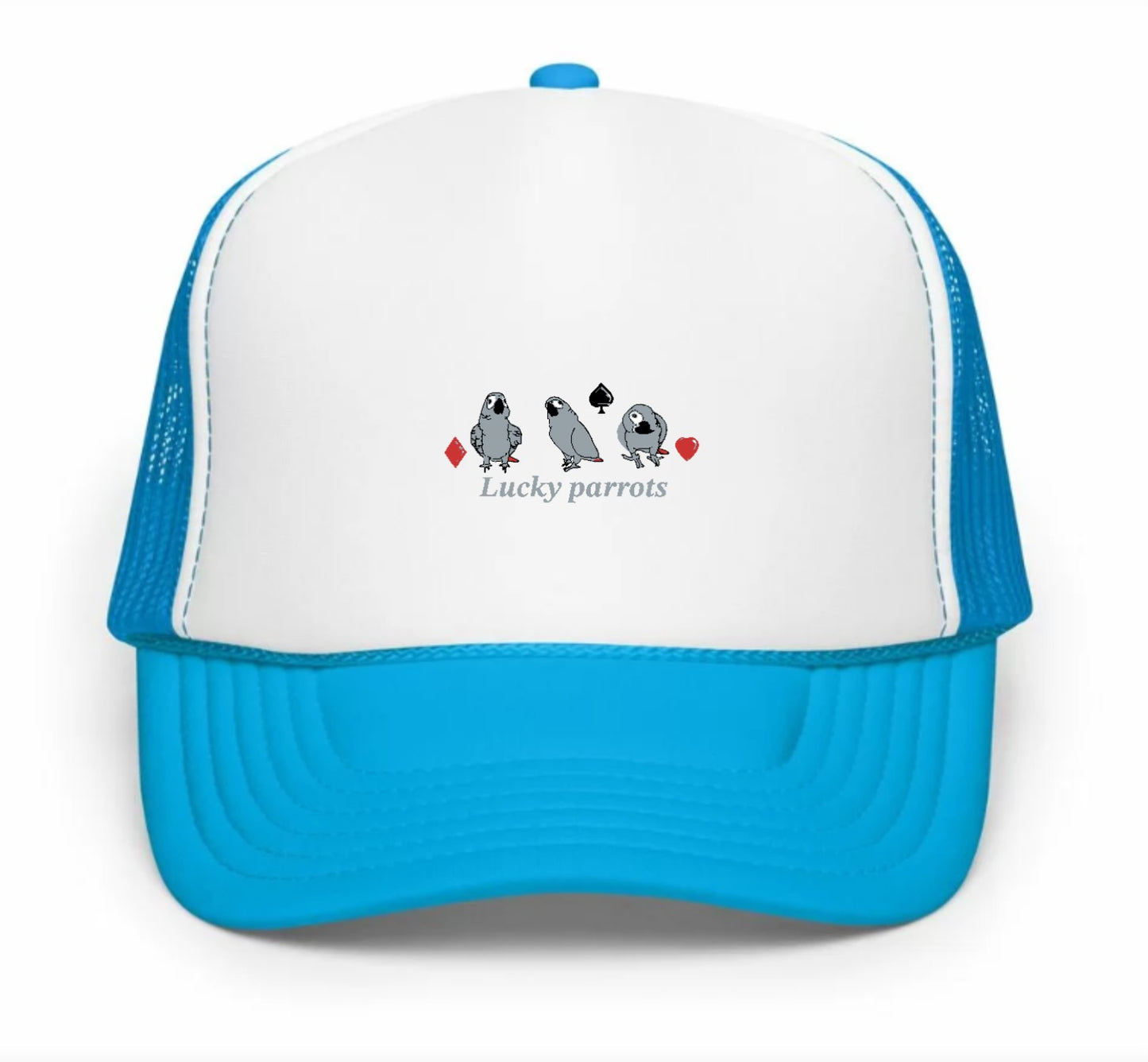 Gambling Lucky Parrots foam hat