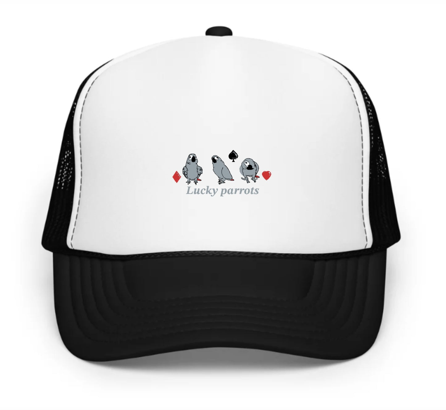 Gambling Lucky Parrots foam hat