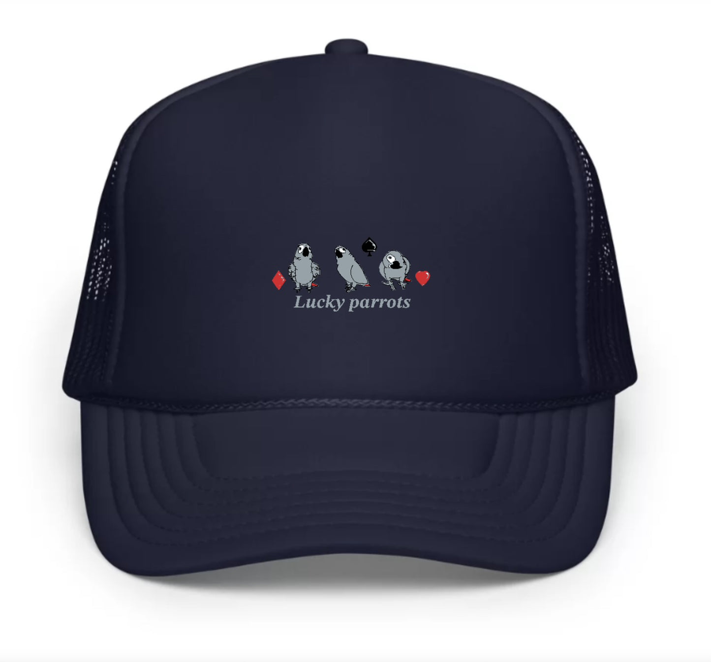 Gambling Lucky Parrots foam hat
