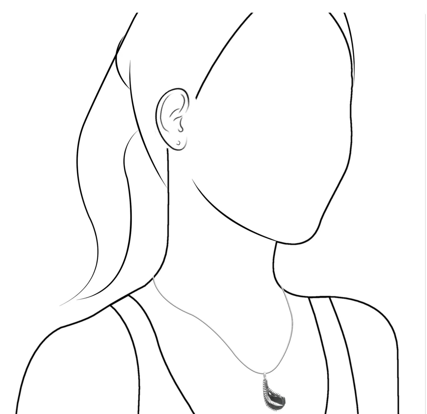 AG Claw Agoudal Iron Meteorite pendant in sterling silver