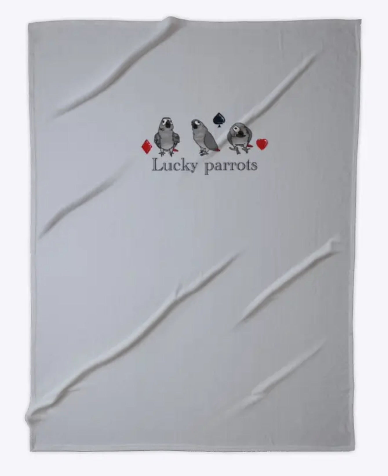 Fleece Blanket Lucky Parrots