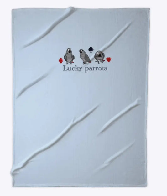 Fleece Blanket Lucky Parrots