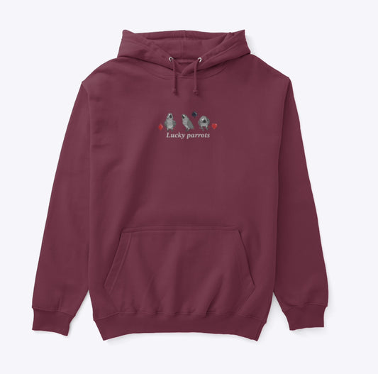 AG Gambling Lucky Parrots hoodie unisex