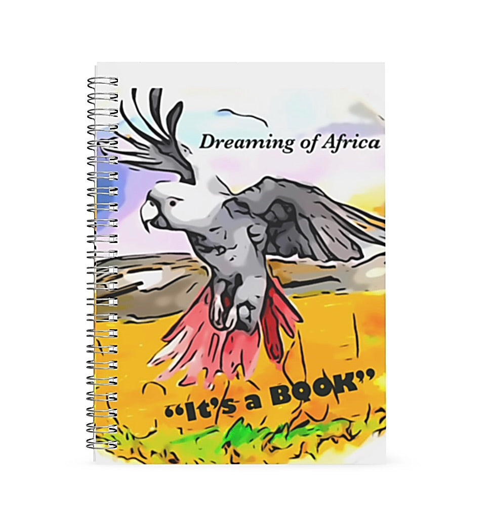 Spiral notebook Dreaming of Africa