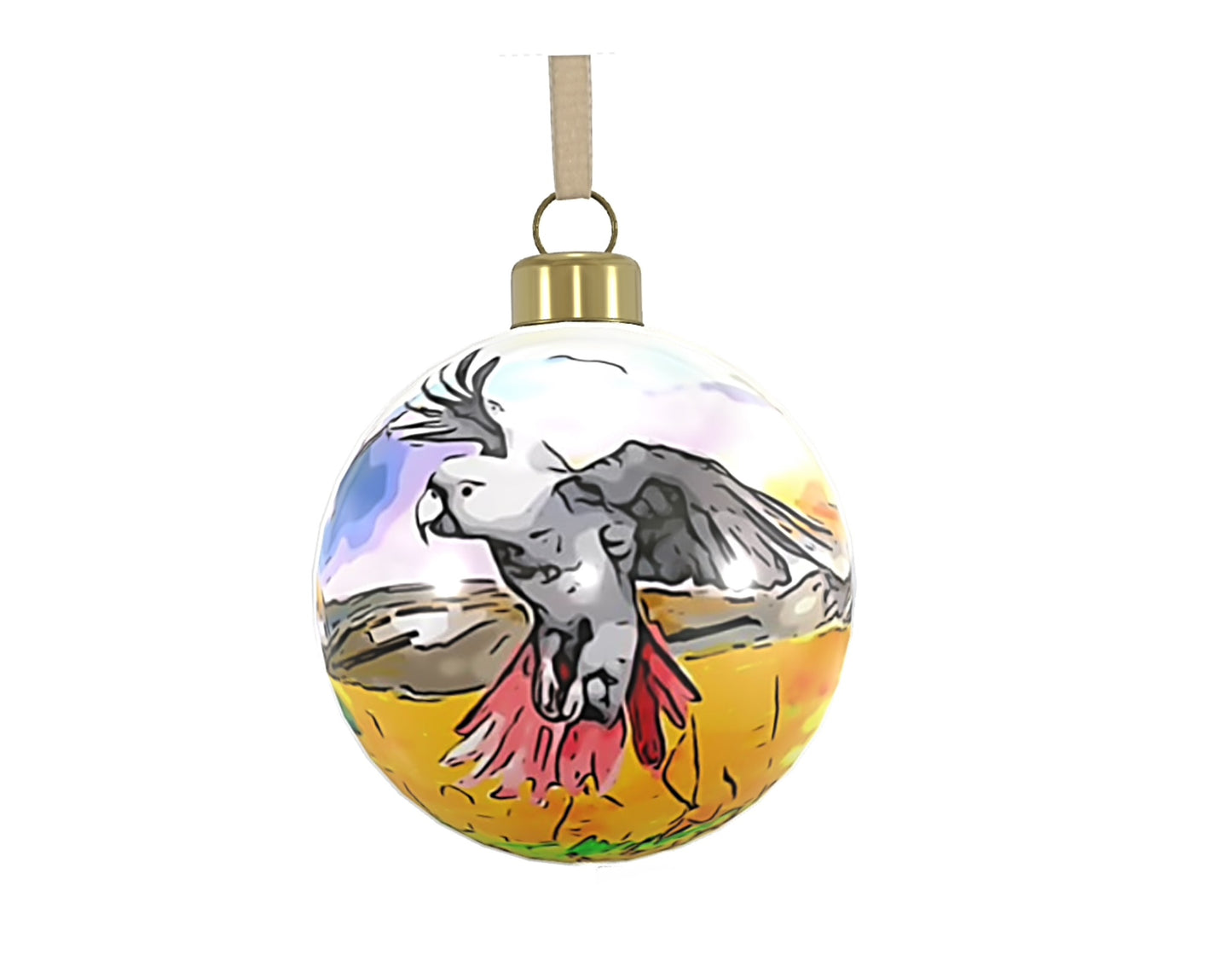 Merry Christmas Dreaming of Africa bauble