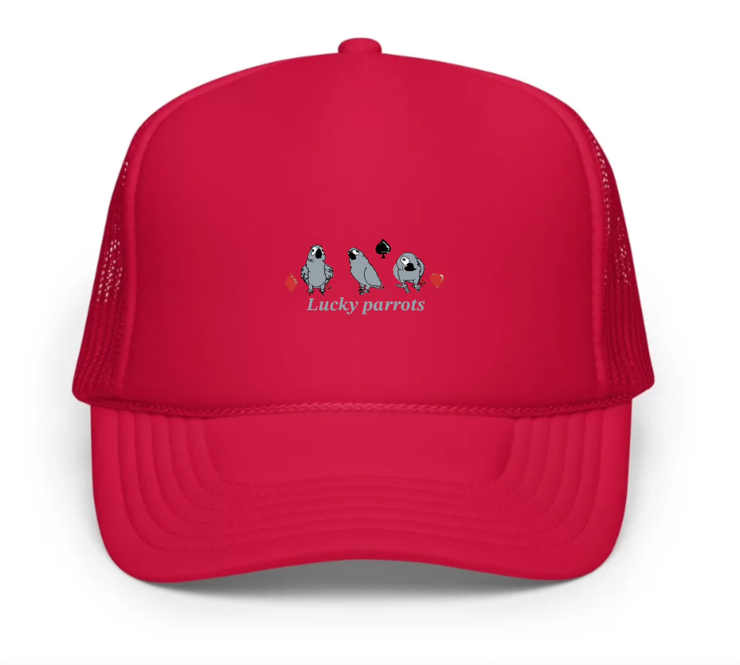 AG Gambling Lucky Parrots foam hat