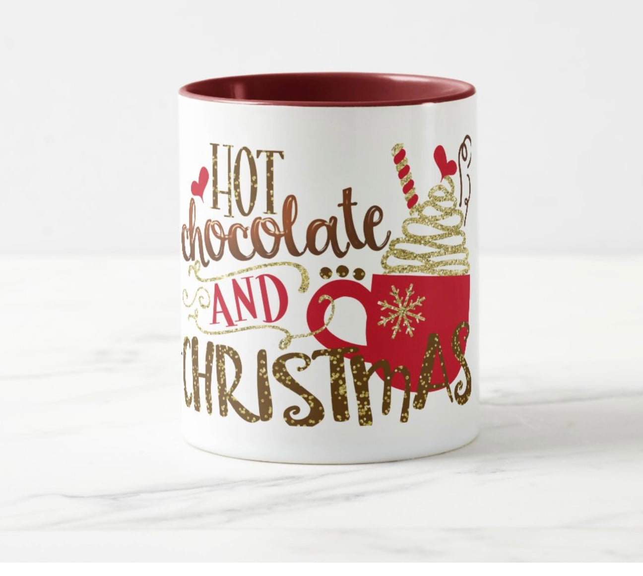 AG Christmas Hot Chocolate mug