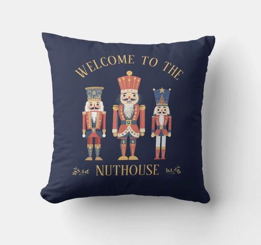 AG Christmas pillow ‘Welcome to the Nuthouse’