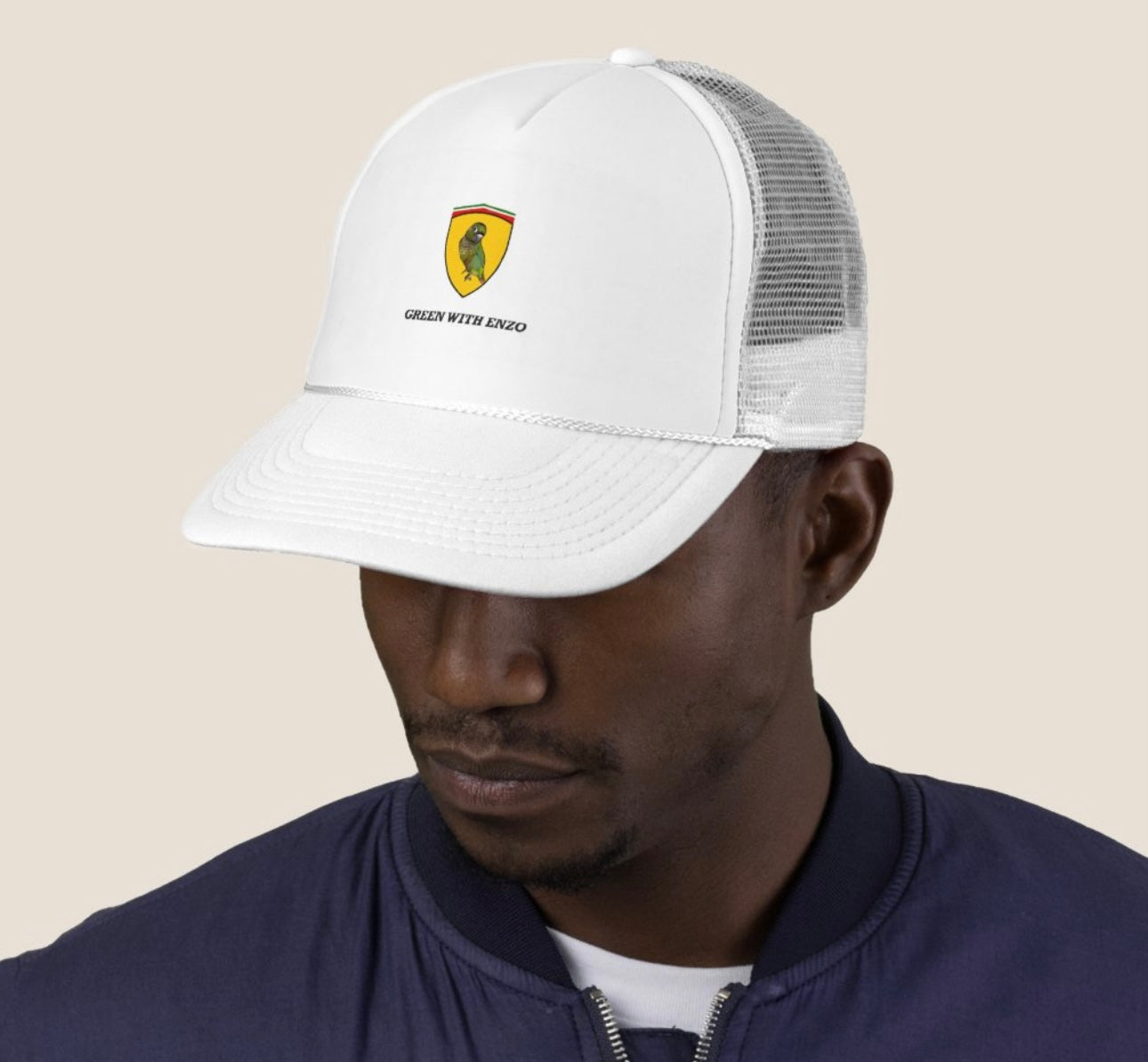 AG Baseball trucker hat ‘Green with Enzo’ 2 colors