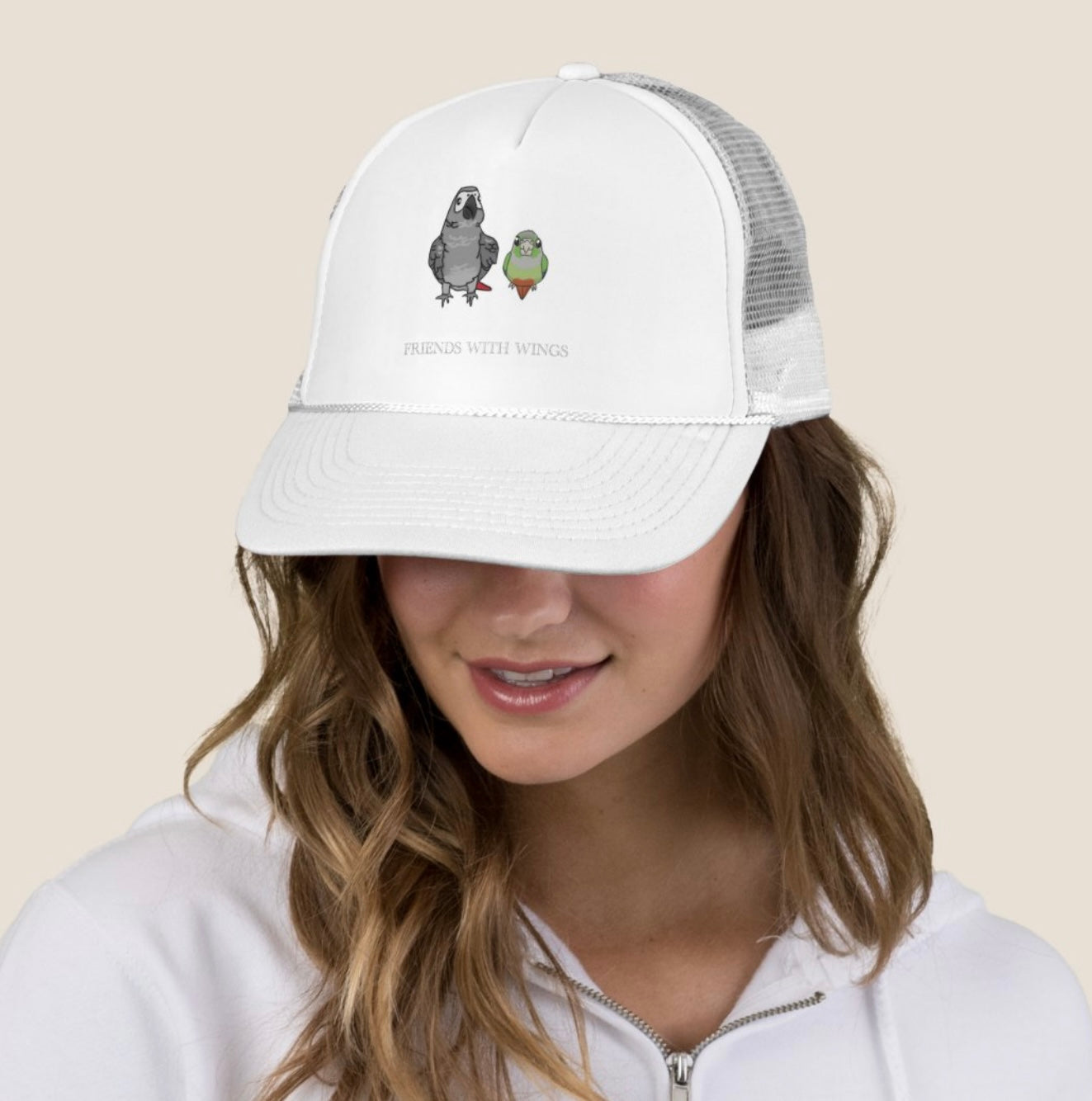 AG and Conure ‘Friends with wings’ baseball cap