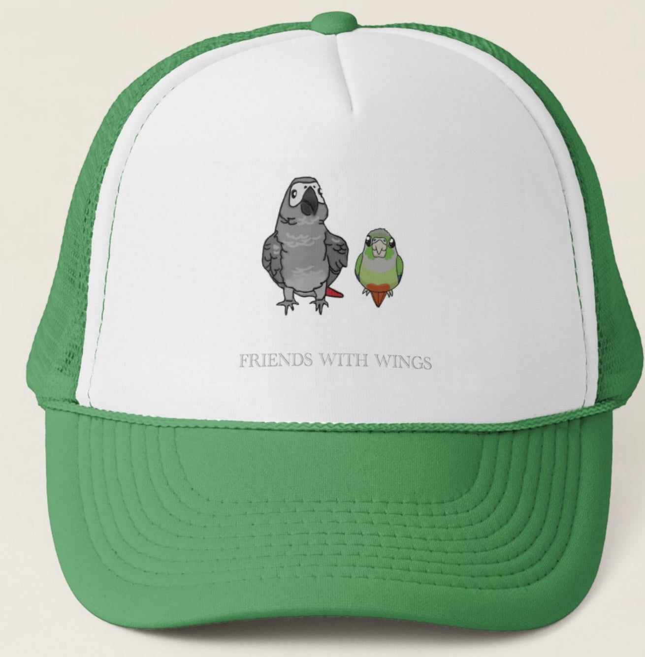 AG and Conure ‘Friends with wings’ baseball cap