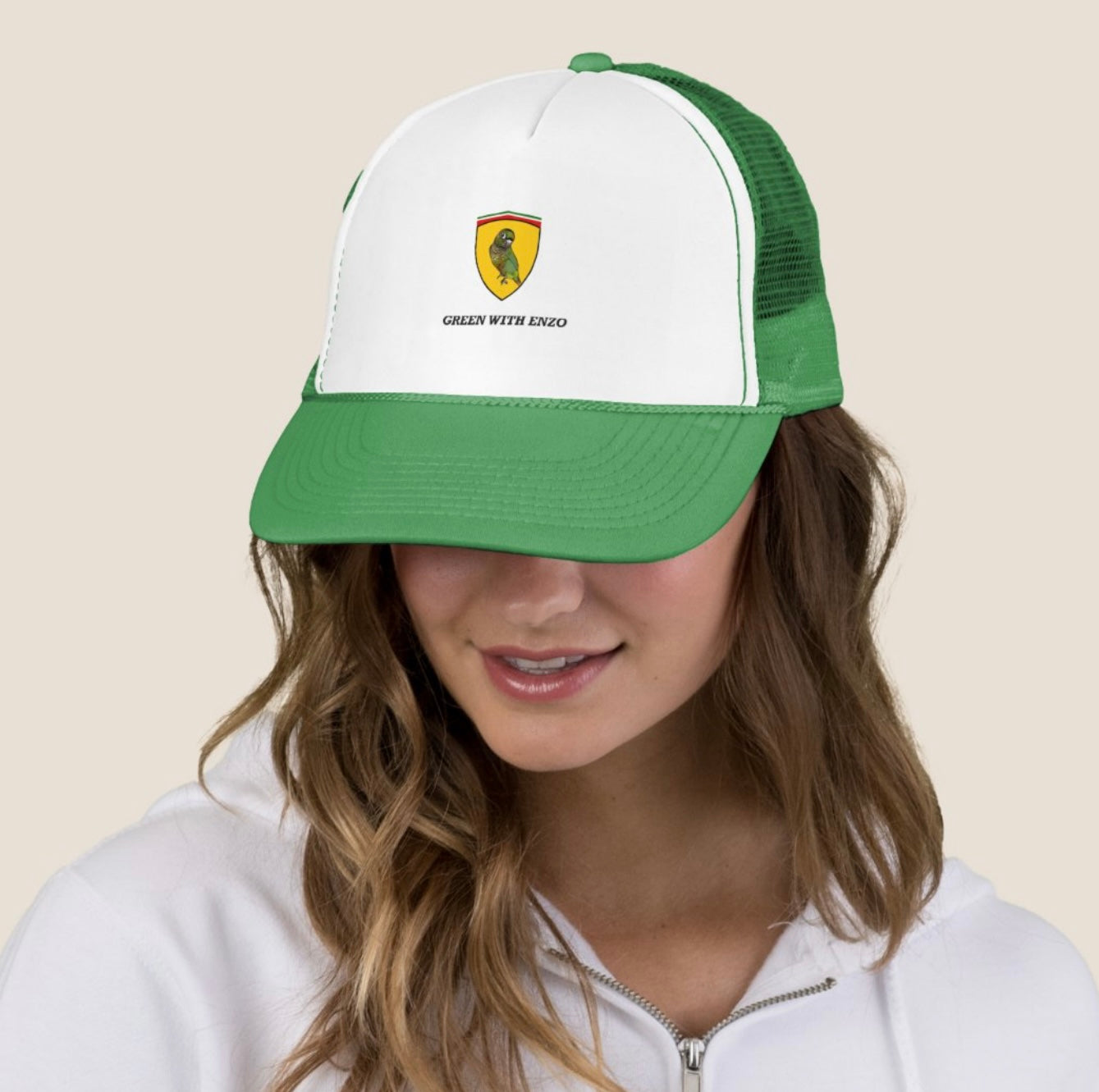 AG Baseball trucker hat ‘Green with Enzo’ 2 colors