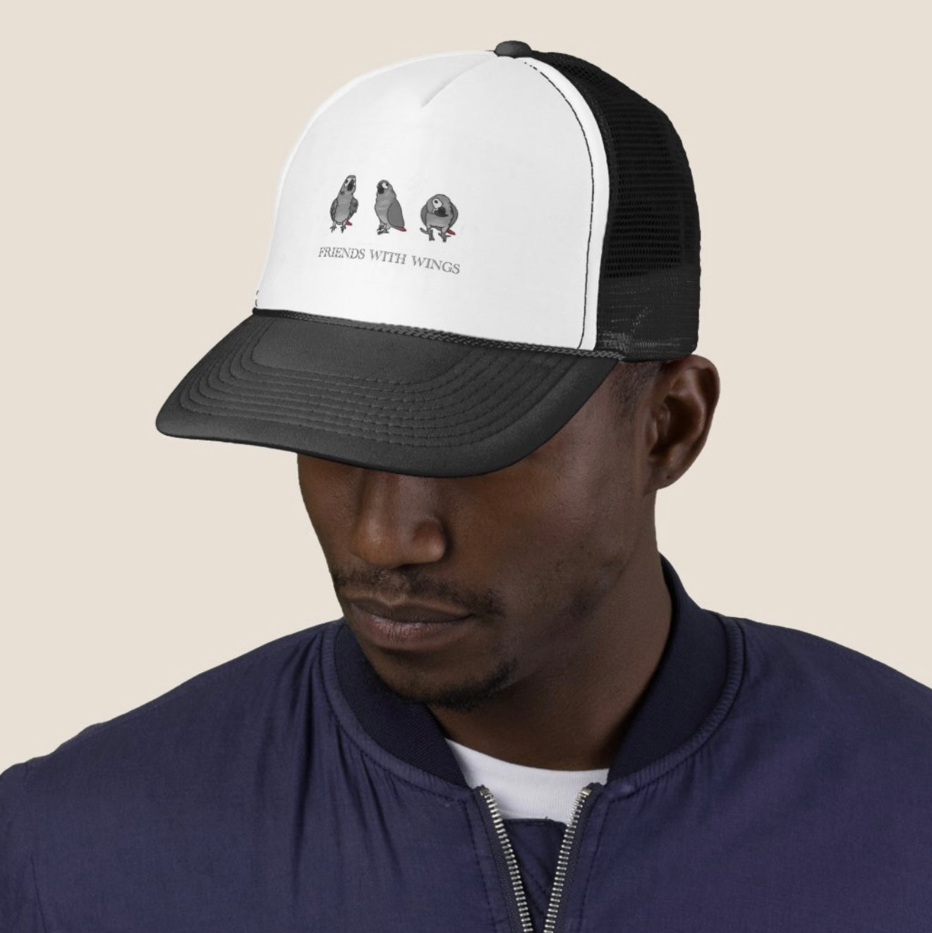 AG Baseball trucker hat ‘Friends with wings’ 3 colors