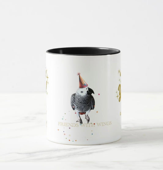 AG Friends with wings New Year mug