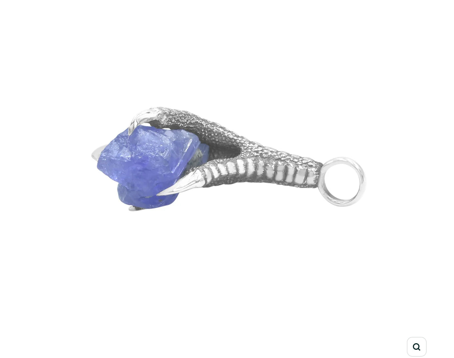 AG Claw Tanzanite pendant in sterling silver
